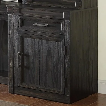 Desk Cabinet with Hidden Felt-lined Storage